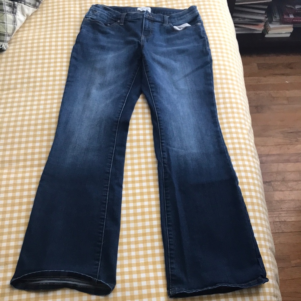 Lila Ryan bell bottom jeans.